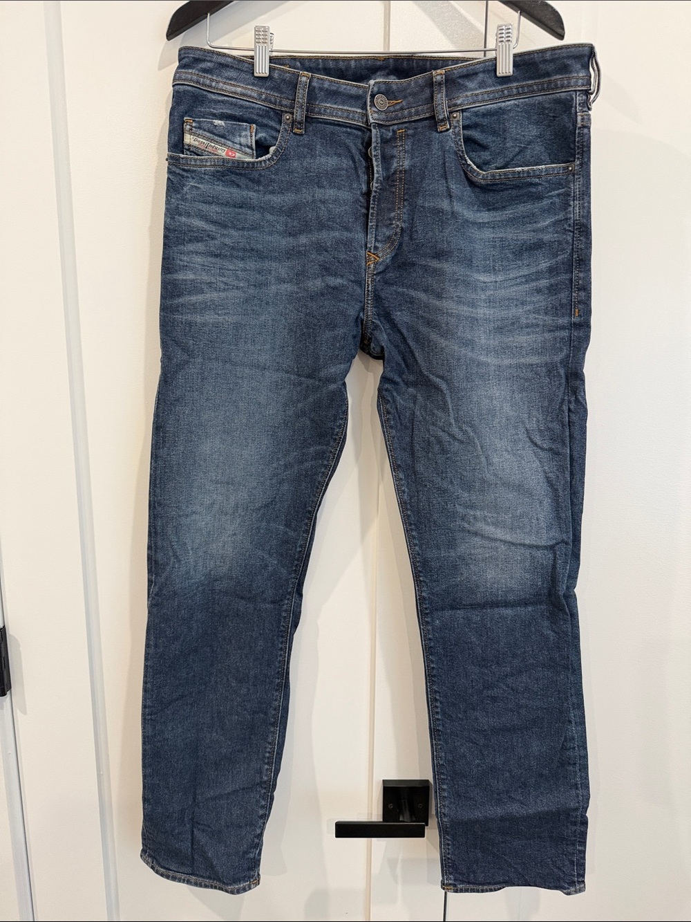 Diesel Slim Straight Jeans in Dark Indigo